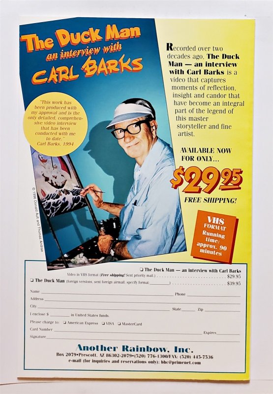 Walt Disneys Comics and Stories #614 (July 1997, Gladstone) 8.0 VF