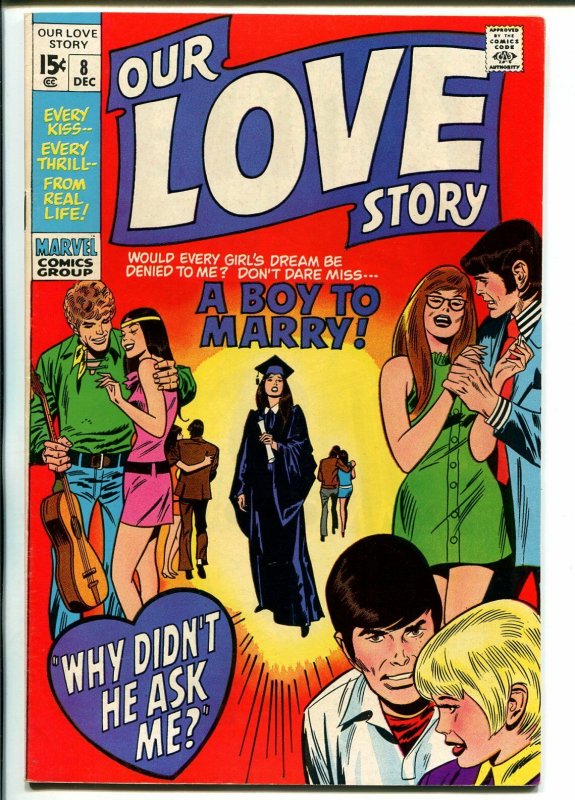 Our Love Story #8 1970-Marvel-Gene Colon-Dick Ayers-VF+