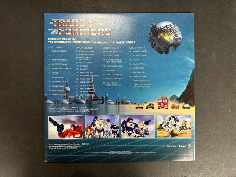 Transformers Music From The Original Animated Series Vinyl LP Hasbro Unsealed
