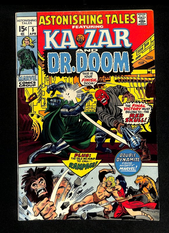 Astonishing Tales #5 Ka-Zar Doctor Doom!