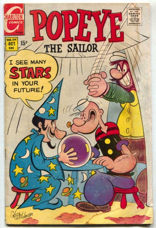 Popeye #104 1970- Charlton comics G 