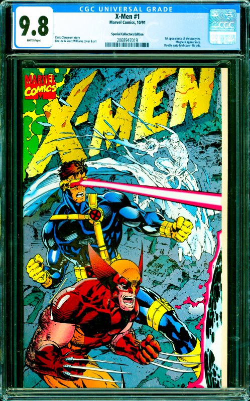 X-Men #1 CGC Graded 9.8 1st appearance of the Acolytes. Magneto appearance.