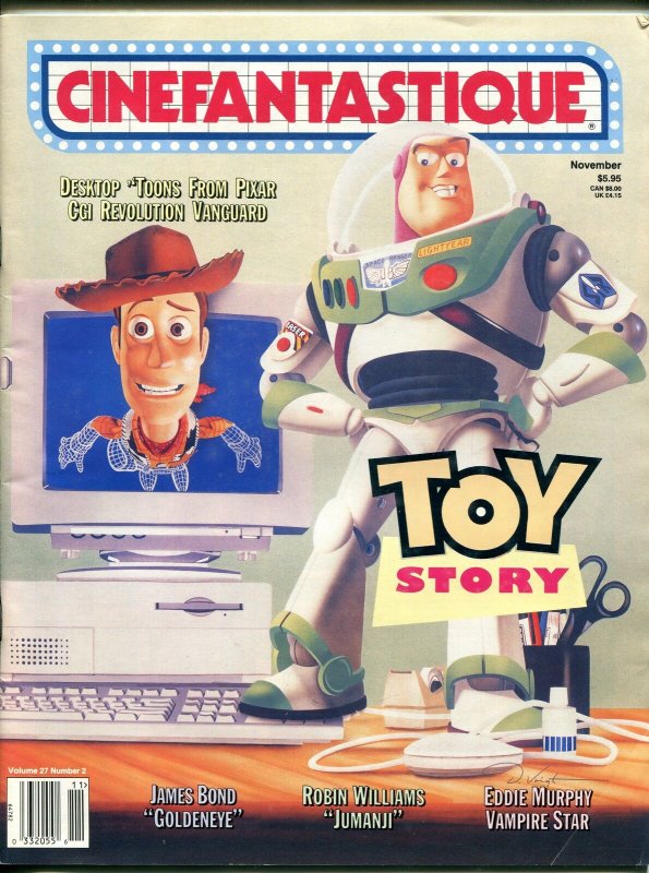 CINEMAFANTASTIQUE 11/1995-TOY STORY-JAMES BOND-007-GOLDENEYE-CAPT ZOOM-fn minus