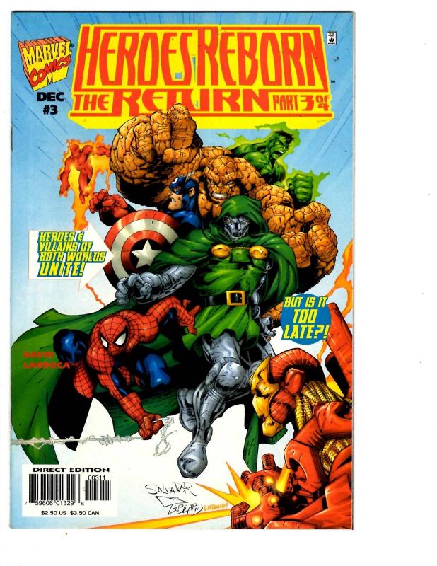 4 Heroes Reborn The Return Marvel Comic Books # 1 2 3 4 Avengers Thor Hulk BH25