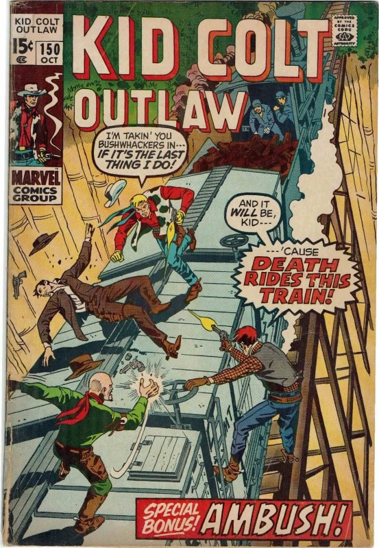 Kid Colt Outlaw #150 Herb Trimpe FN-