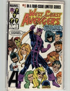 West Coast Avengers #1 (1984) West Coast Avengers / Avengers West Coast [Key ...