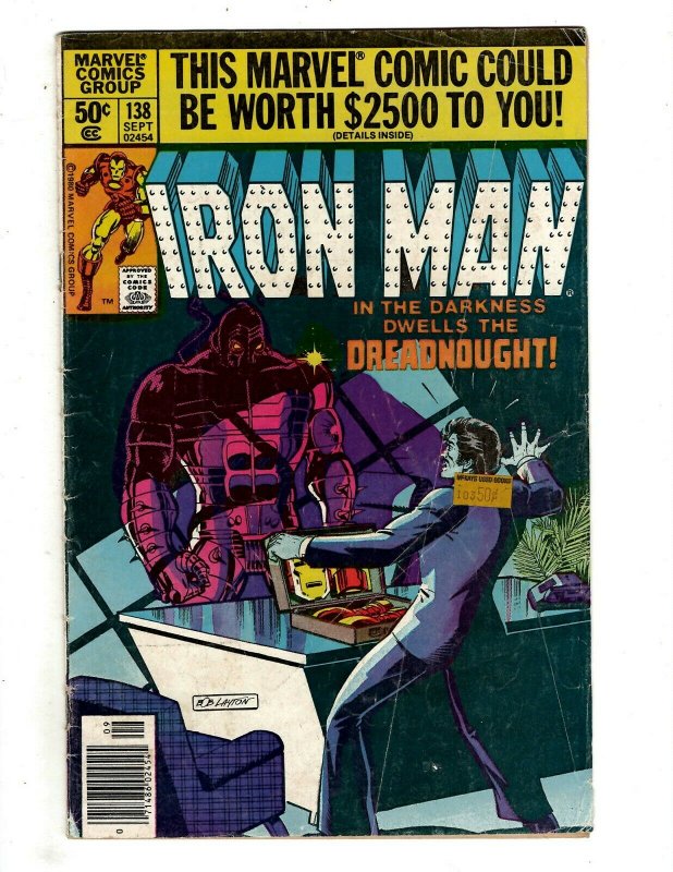 10 Iron Man Marvel Comics # 127 134 135 136 137 138 139 140 141 142 Stark J451