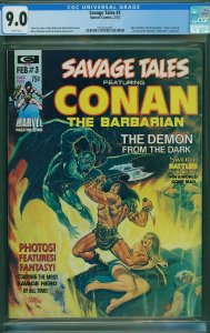Savage Tales #3 (1974) CGC 9.0 VFNM