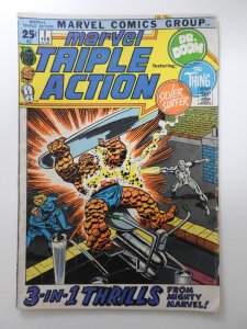 Marvel Triple Action #1  (1972) Silver Surfer, Dr. Doom!! Awesome VG- Condition!