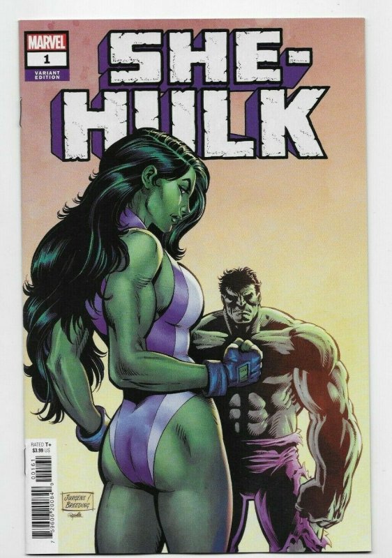 She-Hulk #1 Marvel Comic 2022 Dan Jurgens 1:25 Variant Cover R. Rowell R Antonia