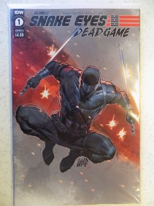 GI JOE SNAKE EYES DEADGAME # 1 COVER A LIEFELD