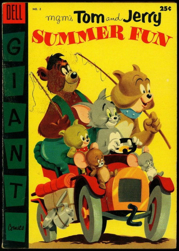 Tom & Jerry's Summer Fun #2 1955- Dell Giant- MGM FN