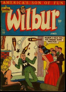 Wilbur #10 1946- Archie Comics- Katy Keene- Bill Woggon FN