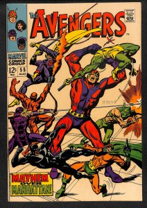 Avengers #55 VF- 7.5 1st Ultron! Marvel Comics Thor Captain America