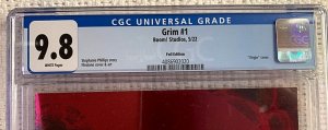 ?~*NETFLIX SERIES*~BOOM! STUDIOS~GRIM #1~?~FLAVIANO~FOIL VIRGIN~?~CGC 9.8~?