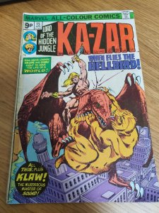 Ka-Zar #15 British Price Variant(1976)