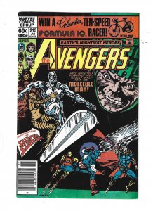 The Avengers #215 (1982) abc