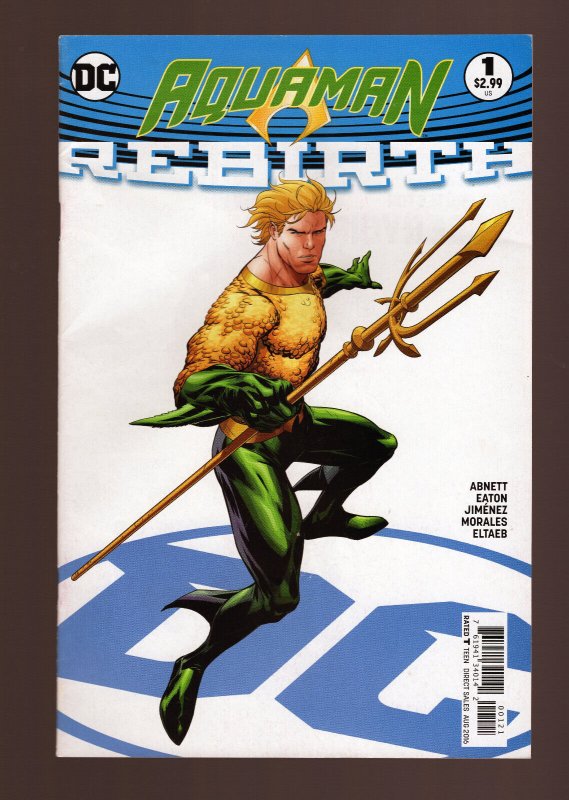 Aquaman: Rebirth LOT #1 - Brad Walker and Ryan Benjamin Variants. (9.2) 2016