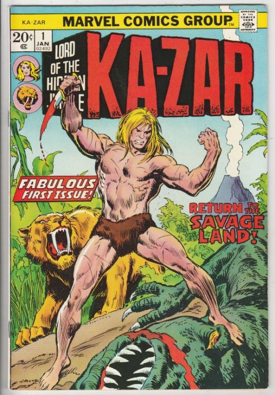 Ka-Zar #1 (Jan-74) NM- High-Grade Ka-Zar