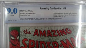 Amazing Spider-Man #3 - 1963 - CBCS 9.0 (VF/NM) 1st Appearance of Dr. Octopus