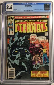 Marvel, Eternals #1, CGC 8.5, WP, 1st Eternals, Look!
