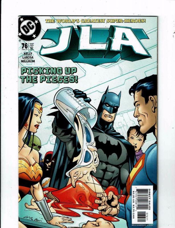 10 JLA DC Comic Books # 76 77 78 79 80 81 83 84 85 87 Justice League Batman RC5