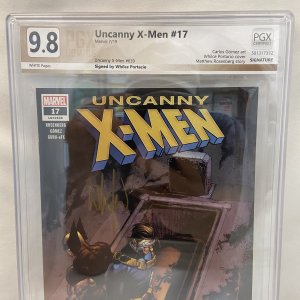 Uncanny X-Men #17 (2019) PGX 9.8 NM/MT SS Signed by Whilice Portacio Variant!