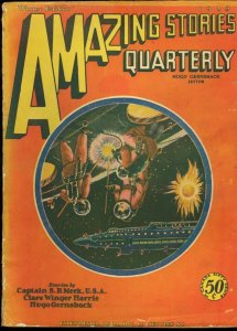 AMAZING STORIES QUARTERLY 1929 WINT-EARLY SCI-FI G/VG