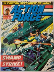 Action Force #10 U.K. GI Joe Marvel avg 7.0 VF (1987)