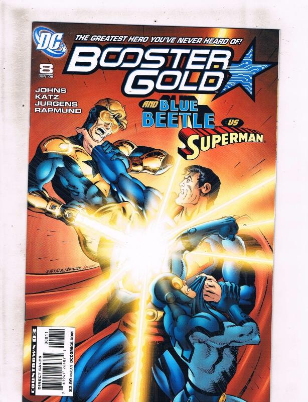 Lot of 5 Booster Gold DC Comic Books #0 6 7 8 9 Maxwell Lord Blue Beetle LH10