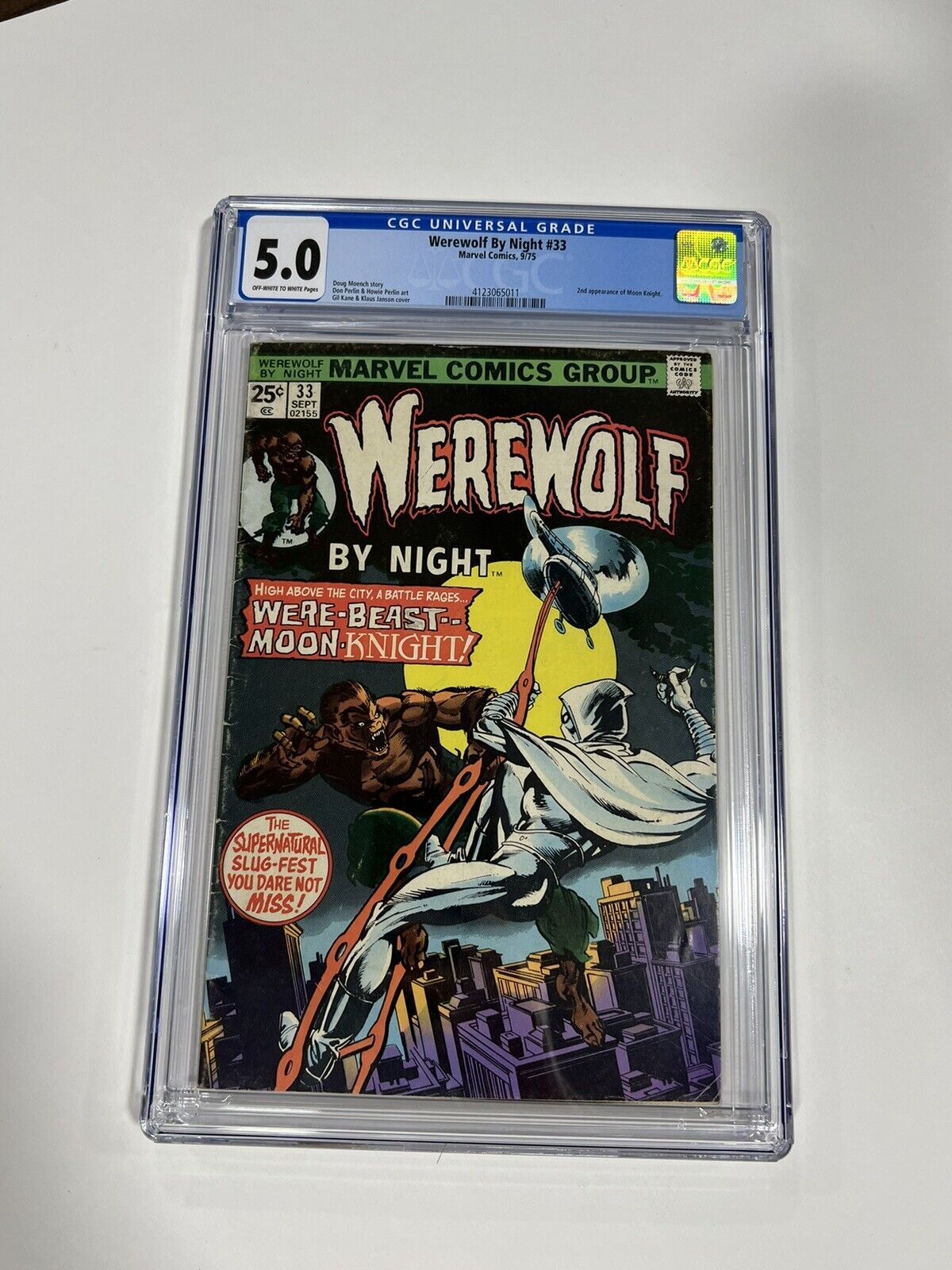 Adventures Into Darkness 9 CGC 1.5 OWW Pgs - Werewolf 1953 Standard Comics main image 1
