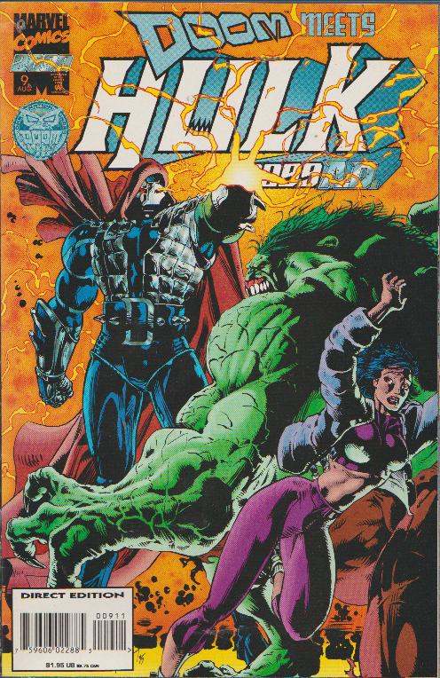 DOCTOR DOOM MEETS HULK 2099 #9 - GREAT ACTION COMIC! - BAGGED & BOARDED