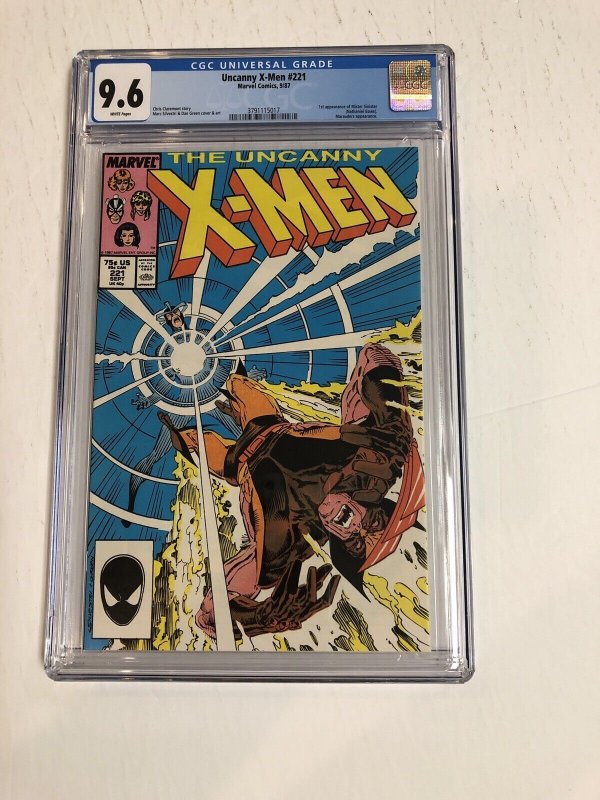 Uncanny X-Men (1987) # 221 (CGC 9.6 WP) | 1st App Mister Sinister | MCU Disney+