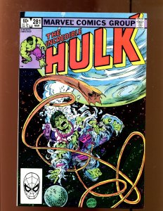 Incredible Hulk #281 - Ed Hannigan Cover Art! (9.0) 1983