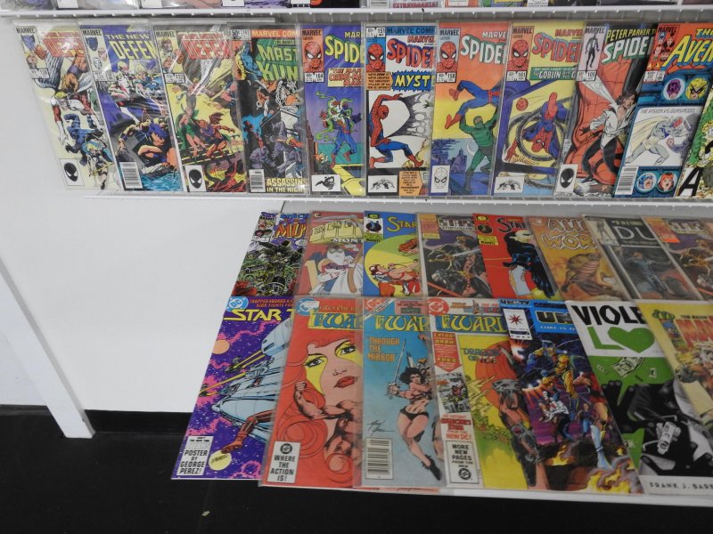 Huge Lot 150+ Comics W/ Thor, Teen Titans, Flash, Spidey+ Avg VF- Condition!