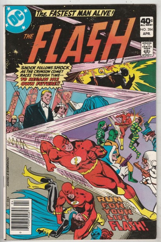 Flash, The #284 (Apr-80) FN/VF Mid-High-Grade Flash