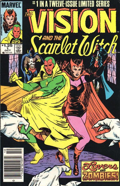 Vision And Scarlet Witch (Vol. 2) #1 (Newsstand) FN ; Marvel | Steve Englehart