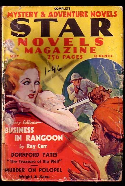 STAR NOVELS-RARE-MAY 1934-GIRL ON COVER G