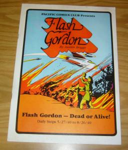 Pacific Comics Club: Flash Gordon #1 VF dead or alive - daily strips - 1981