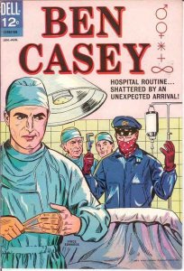 BEN CASEY (1962-1965 DELL) 10 VF Vincent Edwards drawn COMICS BOOK