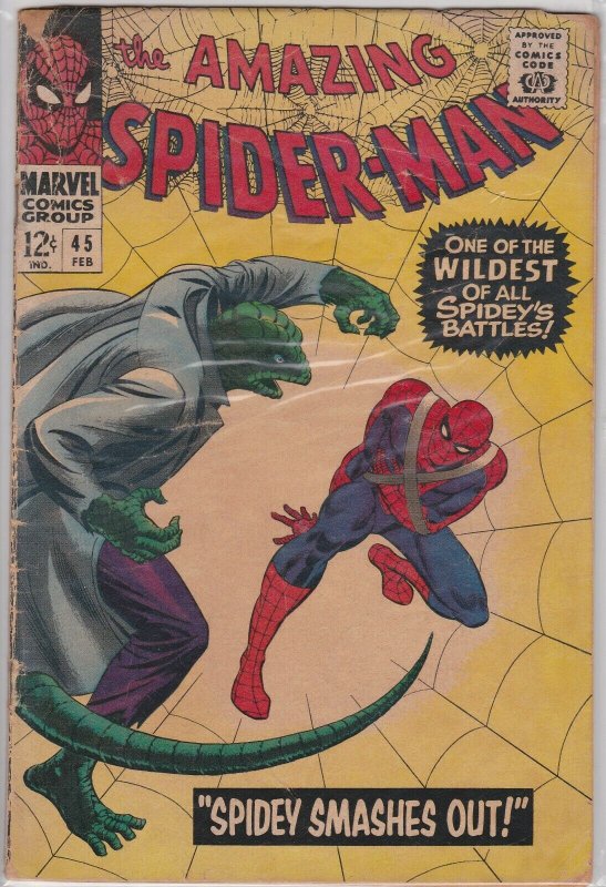 Amazing Spider-Man #45 - (Feb 1967, Marvel) 