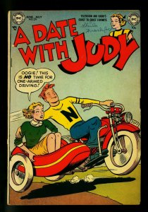 Date with Judy #29 1952- motorcycle cover- DC  Humor- VG