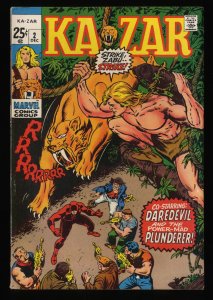 Ka-Zar (1970) #2 FN 6.0