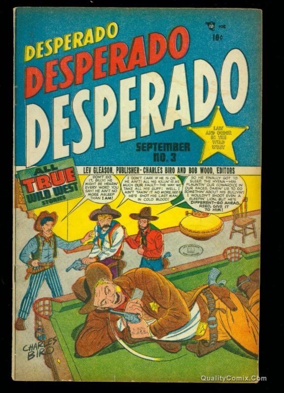 Desperado #3 FN 6.0 Golden Age Crime/Western!