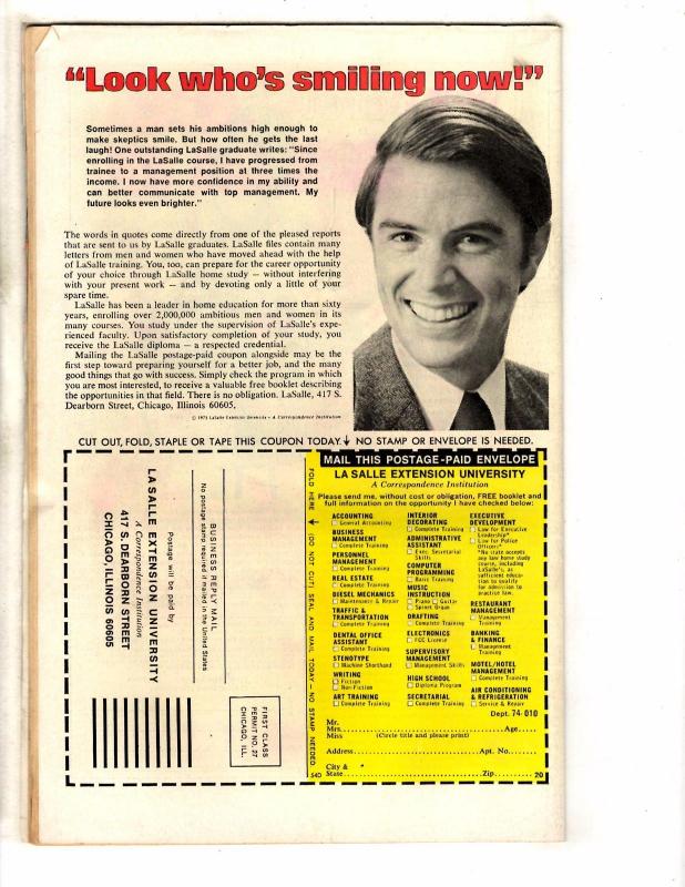 Amazing Spider-Man # 154 FN Marvel Comic Book Goblin May Mary Jane Gwen J276