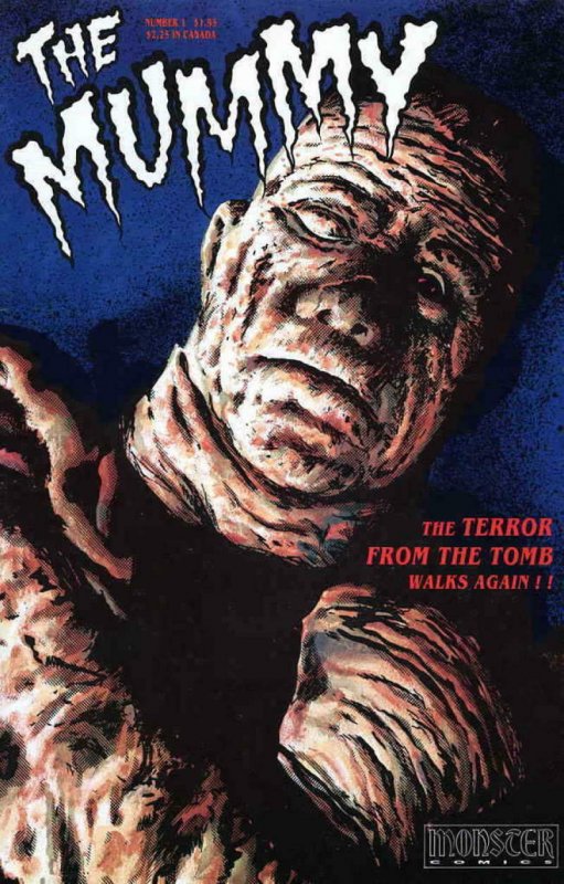 MUMMY #1, NM, Monster comics, Beaderstadt, 1991, more horror in store