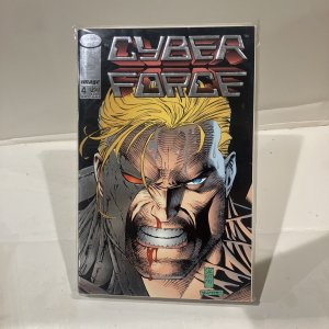 Cyber Force #4 Silver Embossed Foil Cover Image Comics 1993 -