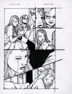 James Patterson Max Ride:First Flight #2 Pg 9 Alex Sanchez Original Art-MARVEL