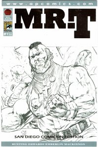 Mr. T #1  SDCC Sketch Cover Variant  AP Comics  NM+