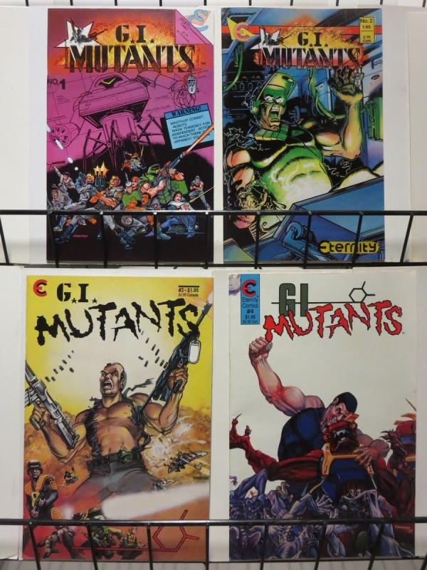 GI MUTANTS 1-4 ART BY MADMAN! OH BOY!